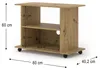 TV Schrank YOGI 80 cm ARTISAN EICHE TV-Schranktisch auf Produktbild-Vorschau 4