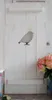 Landhaus Fensterladen Vogel in weiß,Shabby antique chic Produktbild-Vorschau 5