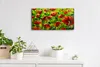 Dekor Leinwand Uhr Wandbilder Kunstdruck 60x30 Mohnfeld und Produktbild-Vorschau 3