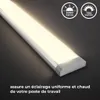 B.K.Licht réglette LED 10W 1100 lumens 57,5 cm 3000K Voir les images du produit 3