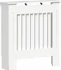 vidaXL Kryt radiátora vysoký lesk biely 78 x 19 x 81,5 cm Náhľad obrázku produktu 1