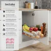 tectake® Teleskopschublade verchromt einfache Montage Produktbild-Vorschau 2