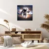 Bild auf Leinwand - Leinwandbild - Astronaut Erde Raum - Produktbild-Vorschau 7