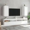 TV-Wandschrank mit LED-Leuchten Weiß 30,5x35x70 cm , Produktbild-Vorschau 6