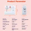 Mini-Elektro-Nähmaschine mit 20 Sticharten und Fußpedal Produktbild-Vorschau 13
