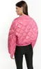 Wärmende Damen Blouson Jacke S in Rosa, rautenförmig Produktbild-Vorschau 5