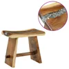 vidaXL Tabouret de douche Naturel 50 x 30 x 44 cm Bois de Voir les images du produit 2