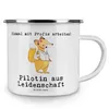 Mr. & Mrs. Panda Emaille Becher Pilotin Leidenschaft - Weiß Produktbild-Vorschau 3