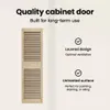 vidaXL Porte d'armoire Nature 140,5 x 2,1 x 39,5 cm Bois de Voir les images du produit 5