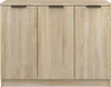 vidaXL Příborník Sonoma Dub 90,5x30x70 cm výrobek ze dřeva Náhled obrázku produktu 5