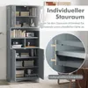 GOPLUS 145 cm Badezimmerschrank, freistehender Produktbild-Vorschau 3