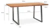 FineBuy Schreibtisch 120x60x76 cm Akazie Massivholz / Produktbild-Vorschau 3