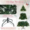 COSTWAY Albero di Natale artificiale 180 cm, albero di Anteprima dell’immagine prodotto 8
