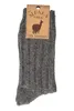 Wowerat Alpaka Wollsocken Schafwolle Graumelange Damen Produktbild-Vorschau 3