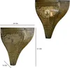 Oosterse wandlamp Yaniv Gold, antiek design | Handgemaakt Productafbeelding-voorbeeld 4