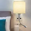 ZMH Nástěnné svítidlo Postelová lampa s vypínačem Čtecí Náhled obrázku produktu 1