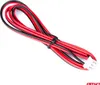 A close-up shot of a black and red wire harness with a white connector. Anteprima dell’immagine prodotto