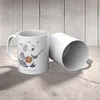 Mr. & Mrs. Panda Tasse Restaurator Herz - Weiß - Geschenk, Produktbild-Vorschau 4
