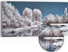 DEQORI Hybrid Leinwand Bild 60x30 cm 'Stille Wasser' Produktbild-Vorschau 1