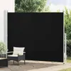 vidaXL Seitenmarkise Ausziehbar 220x300 cm Schwarz Produktbild-Vorschau 2