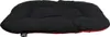A black and red dog bed on a white background. Náhled obrázku produktu