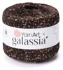 YarnArt Galassia 5819 Paillettengarn Dunkelschokolade Gold Produktbild-Vorschau 1
