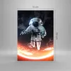 Bilder auf glas - Einteilig - Kosmonaut Weltraum - 70x100cm Produktbild-Vorschau 3