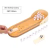 Tisch Mini Bowling Spiel Set Holz Desktop Dekoration Kinder Produktbild-Vorschau 11