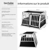 Cage de transport pour chien double dos incliné - sans Voir les images du produit 6
