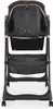 A high chair viewed from the back, with a storage basket underneath. Produktbild-Vorschau