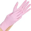 Hygostar 27055 Nitrilhandschuhe Safe Light rosa Gr. 8/M Anteprima dell’immagine prodotto 1