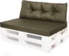 Palettenkissen Set Grün  Sitzkissen 120x50x10 cm mit Produktbild-Vorschau 1