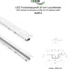 HEXIM LED Trockenbauprofil Alu Unterputzprofil LED Profil Produktbild-Vorschau 2