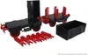 Kindereisenbahn Waggon Set 2 schwarz / rot schwarz / rot Produktbild-Vorschau 1