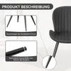 Hawthyhome Esszimmerstühle 2er Set Polsterstuhl mit Produktbild-Vorschau 4