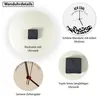 Ach egal dann komm ich halt zu spät Wanduhr aus Alu Produktbild-Vorschau 4