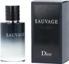 A bottle of Dior Sauvage Aftershave Balm and its packaging are displayed side-by-side against a white background. Produktbild-Vorschau