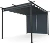 Blumfeldt Pergola 3x4 m, Pergola 4x3 avec Toit en Polyester Voir les images du produit 1