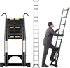 TEENO Aluminium telescoopladder, 6,2 meter, inklapbare Productafbeelding-voorbeeld 1