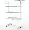 A three-tier drying rack with wheels against a white background. Produktbild-Vorschau