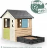A Smoby Life playhouse with a sandpit attached. Voir les images du produit