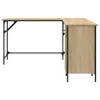 Psací stůl Sonoma dub 141x141x75 cm materiál na bázi dřeva Náhled obrázku produktu 6
