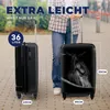 MuchoWow® Koffer Handgepäck Trolley Rollkoffer Kleine Produktbild-Vorschau 5