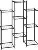 vidaXL Stojan na květiny 83x25x100 cm Černá litina Náhled obrázku produktu 1