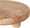 Servierbrett aus Holz mit Beinen 30 cm Produktbild-Vorschau 3