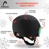 Head Cinema Photo Helm Mit Visier Schwarz 56-59 cm / Photo Produktbild-Vorschau 4
