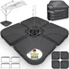 tillvex® Pied de parasol anthracite 60 litres / 80 kg - 4 Voir les images du produit 1