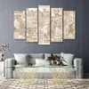 5-teiliges leinwandbild fröhliche stadt 150x100 cm Feeby Produktbild-Vorschau 2