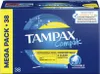 TAMPAX COMPAK bežný tampón 38 u Náhľad obrázku produktu 3
