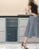 SONGMICS Kuchyňský odpadkový koš, systém třídění odpadu pro Náhled obrázku produktu 4